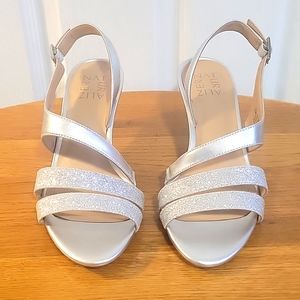 Womens Silver Heels